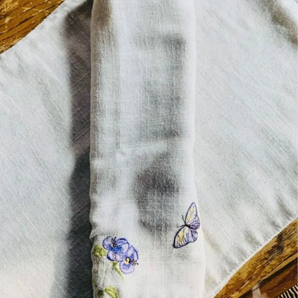 5 cloth napkins or placemats approximately 19 by 13 inches cottage Cottagecore
